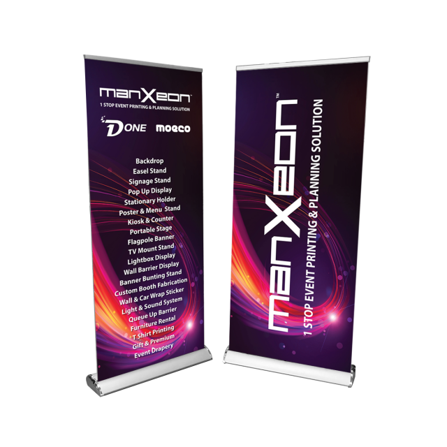 Roll Up Stand Banner Display