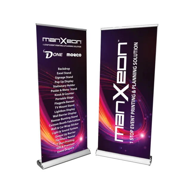 Roll Up Stand Banner Display