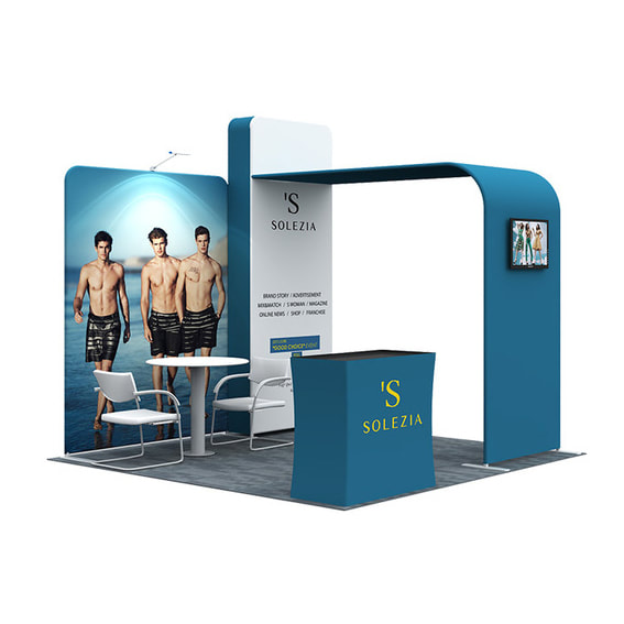 Tension Fabric Booth 3x3 Meter Package