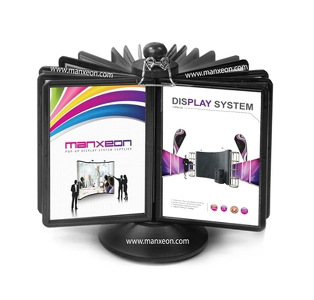 Rotating Info Browser 10 Pockets leaflet Holder - MX-TBR