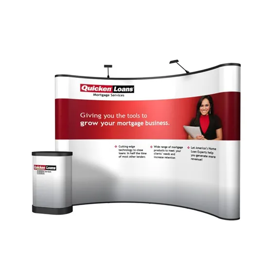 Pop Up Display Curve Magnet Backdrop - MX-PUCLF 4x3 Panels
