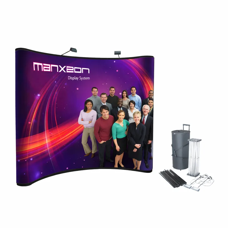 Pop Up Display Curve Magnet Version - MX- PUCLF 3x3 Panels