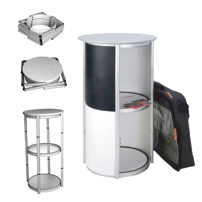 Twister Counter Pop up Round Display Table - MX-TTWR