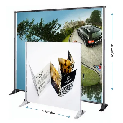 Jumbo Banner Telescopic Display Wall Backdrop - MX-PJW88