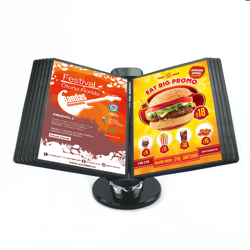 Desktop Flyer Browser 10 Layers A4 Display & Leaflet Holder - MX-10LD