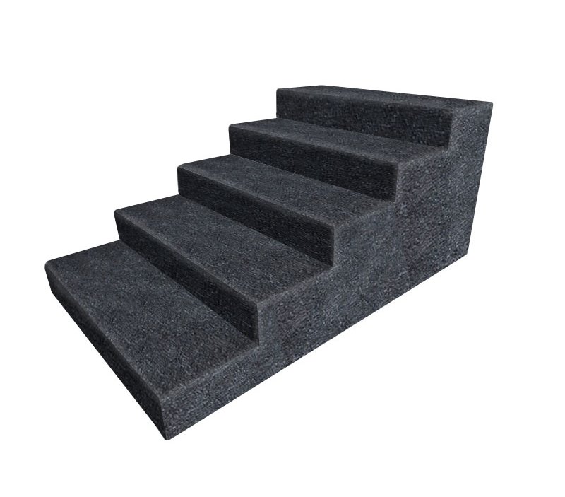 Stair for Portable Stage - Wooden Carpet Wrap Staircase - MX-SC
