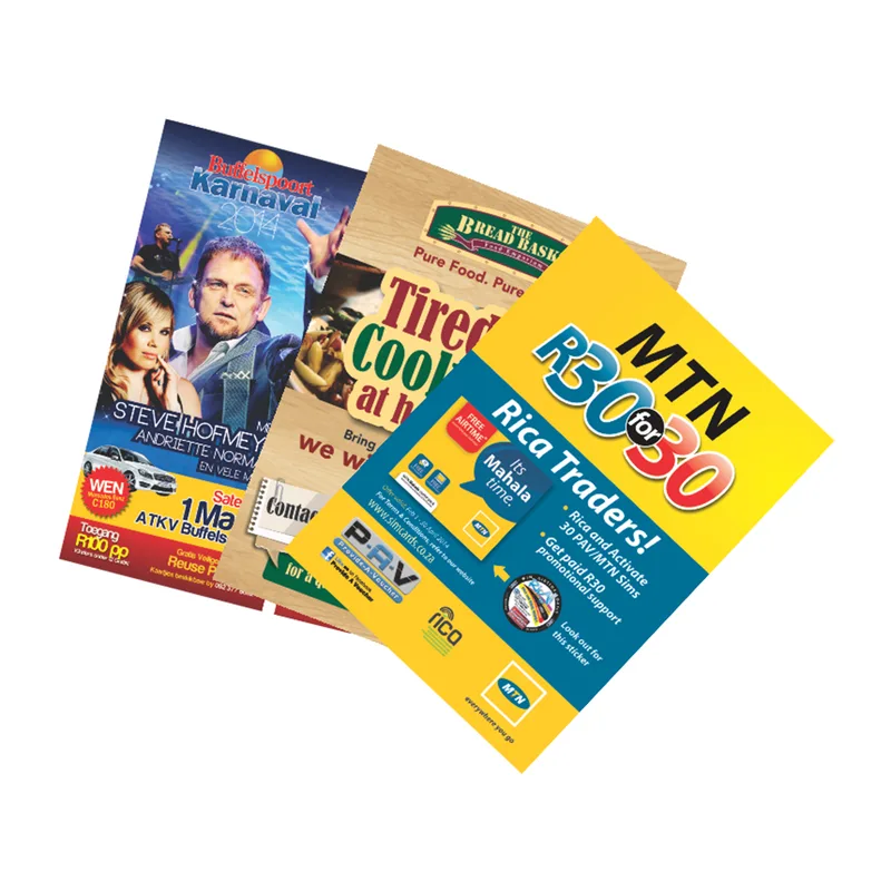 Leaflet Artpaper A4 Size - 128gsm (1 Side Printing)