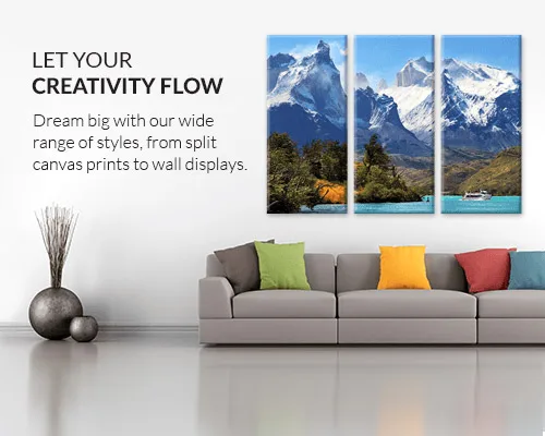 Canvas Printing With Poster Wood Frame - MX-PCPF
