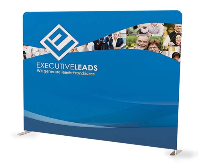 Tension Fabric Display - 10x8 Feet Straight Edition TRUE HD - MX-TFS10