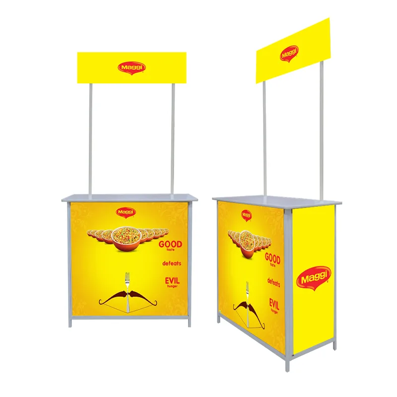 Sampling Booth Promotion Table - Solid Framed Table MX-TSF3