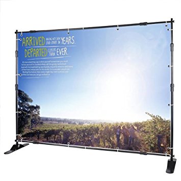 Super Jumbo Banner Telescopic Display Backdrop (10ft EDITION) - MX-PSJW108