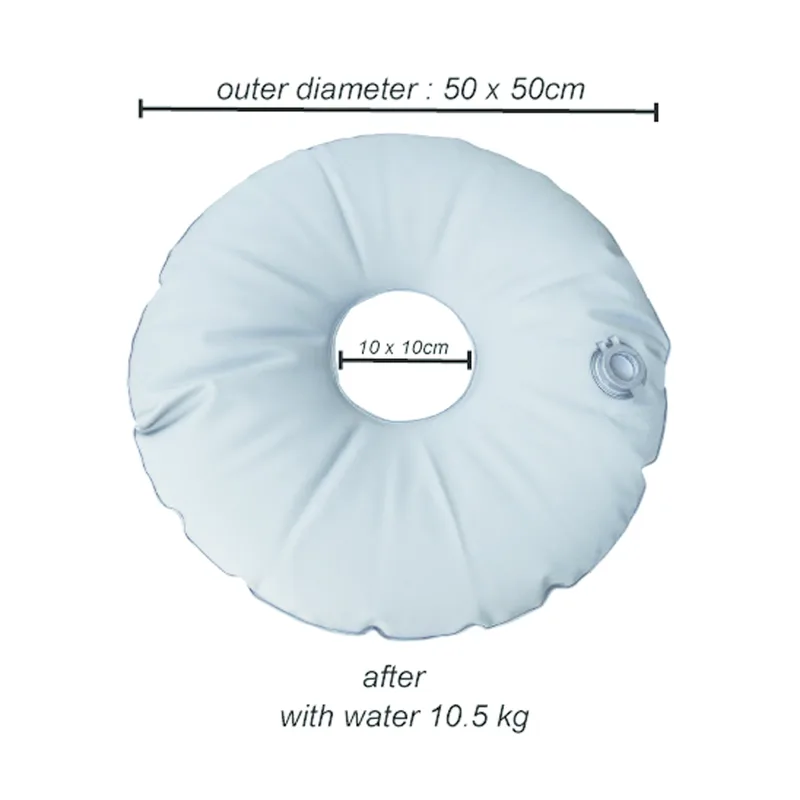 Water Bag Round & U Design ( Weight For Backdrop and Flag Banner ) - MX-DWB