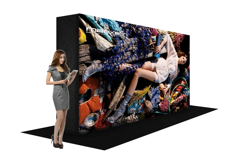 Wood Backdrop Rental Wall Display Installation for Stage Sewa + Print 8ft Height - MX-WSBD8