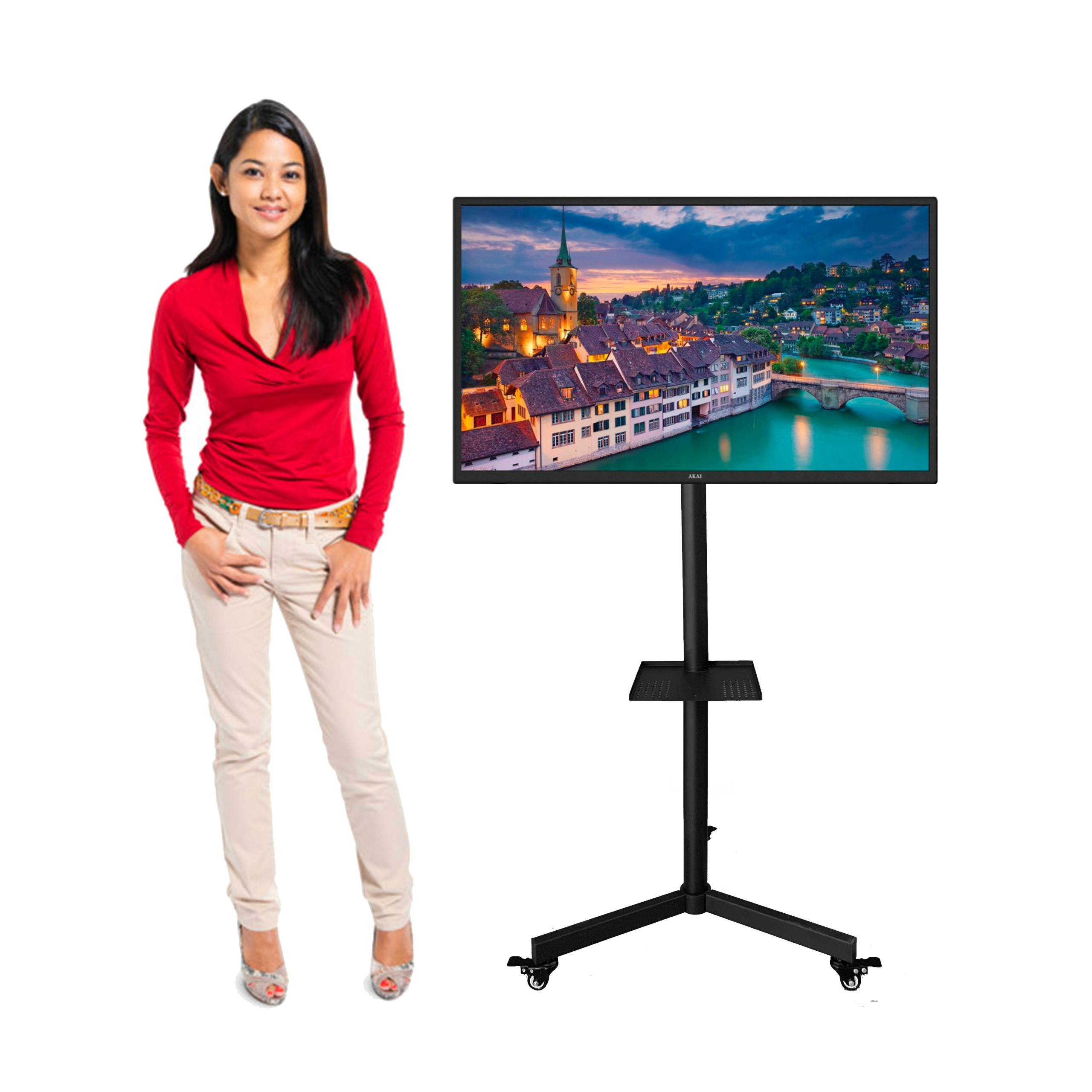 LED LCD TV Floor Stand Holder with Universal Display Rack 32 - 42 Inch - MX-TVS04