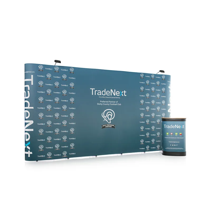 Pop Up Backdrop Display Straight Magnet - MX-PUSLF 6x3