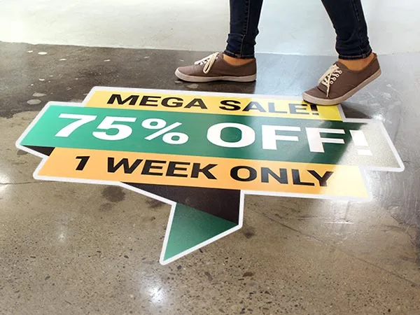 Stair & Floor Sticker Printing & Installation - Floor Stair Sticker MX-SFSI