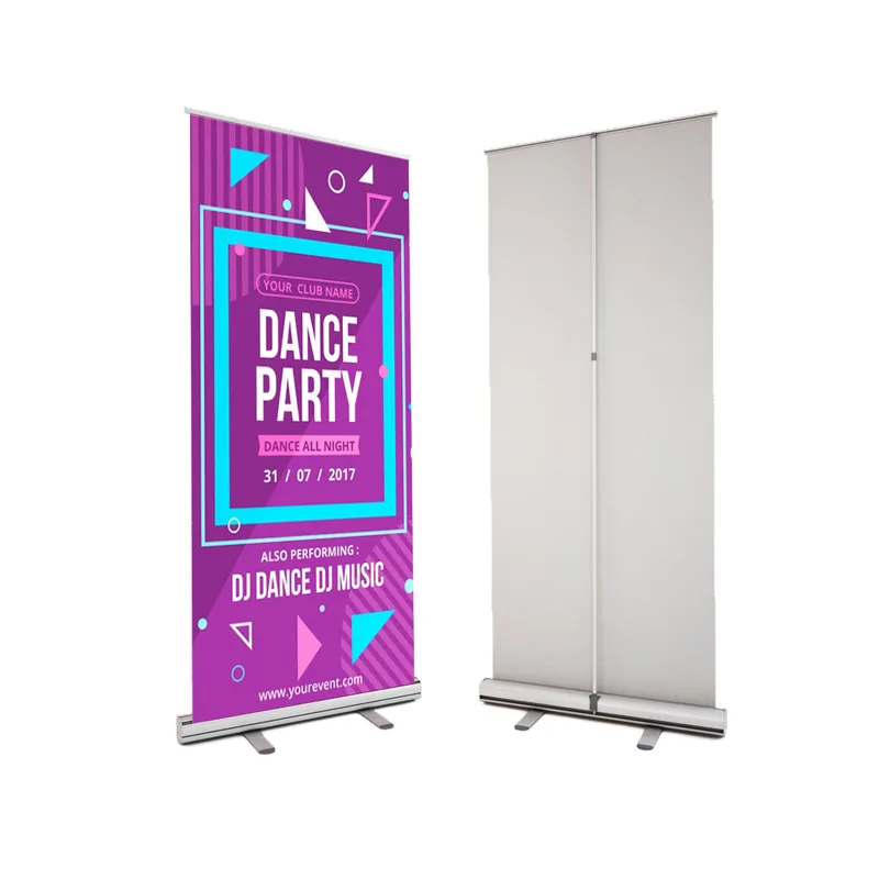 Roll Up Bunting Stand 2.6 Feet + Printing - MX-RU800