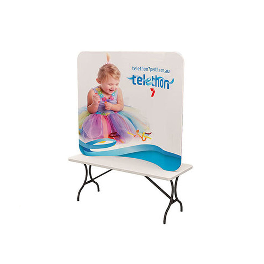 Tension Fabric Display Wall Backdrop– 6x4 Feet Curve Table Top HD Edition MX-TTFC6