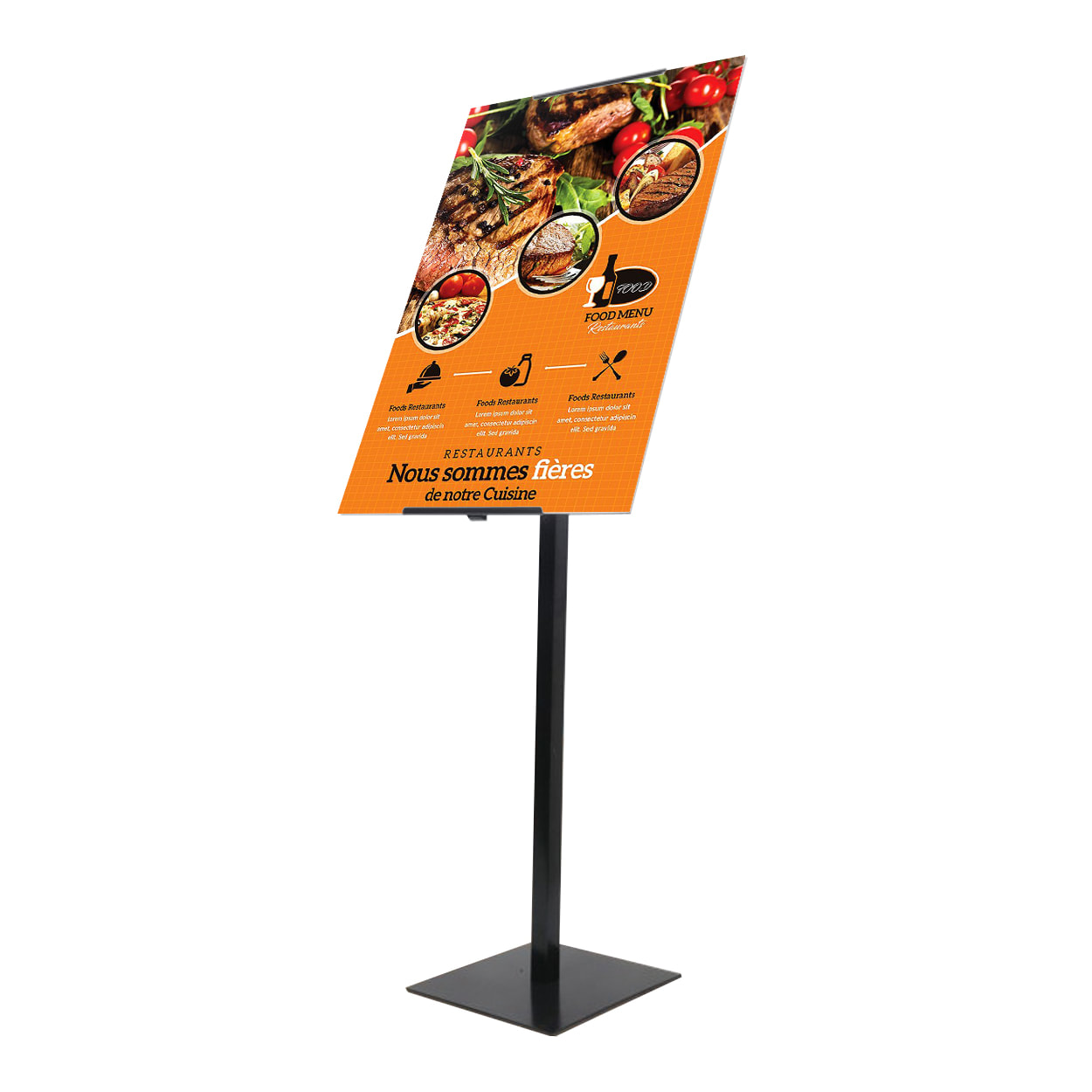 Tiltable Poster Stand / Signboard Frame Holder - MX-TPSB