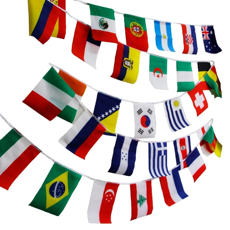 International Country String Flags Decoration - MX-ICPF