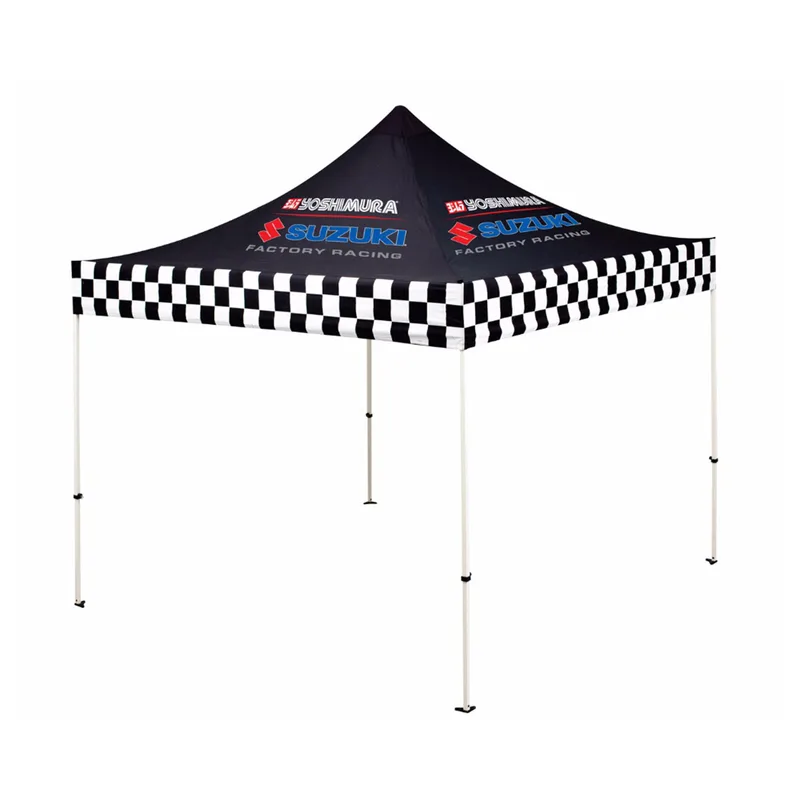 Gazebo Canopy 3x3 Tents with Printing 10x10ft Luxury Octagon Edition - MX-PCTBS