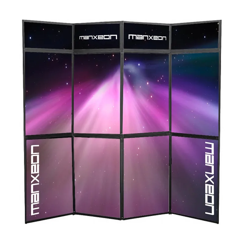 Folding Panel Display Info Poster Showcase - Luxury Velvet Fabric - MX-FPLF