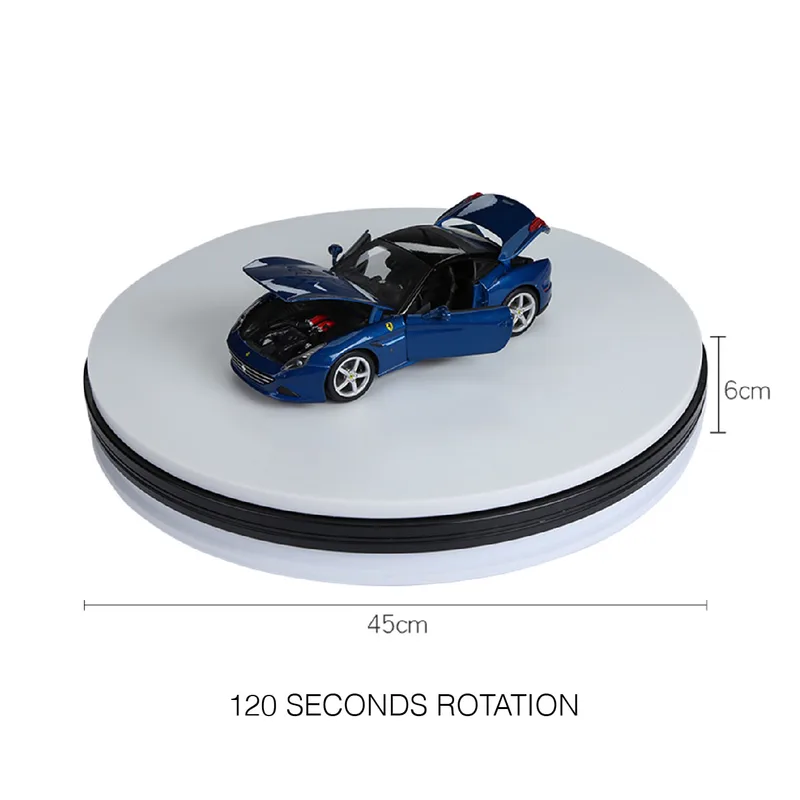 Turntable Display 360 Auto Rotating Product Photography Base - MX-TUTE45