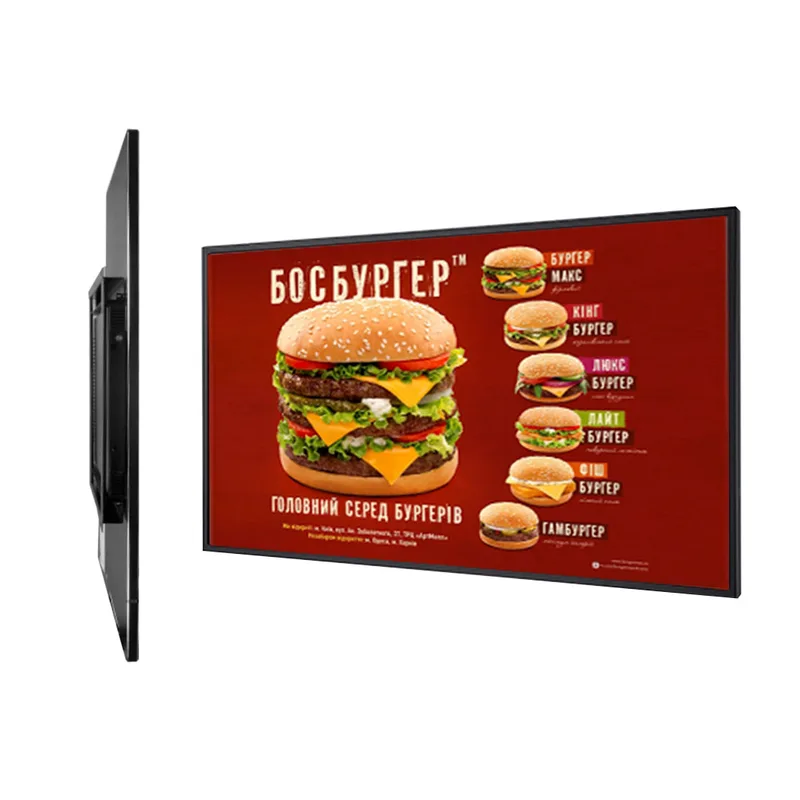 Wall Mount Digital Menu Boards 32 Inch Wifi SLIM Edition - MX-CMDS32X