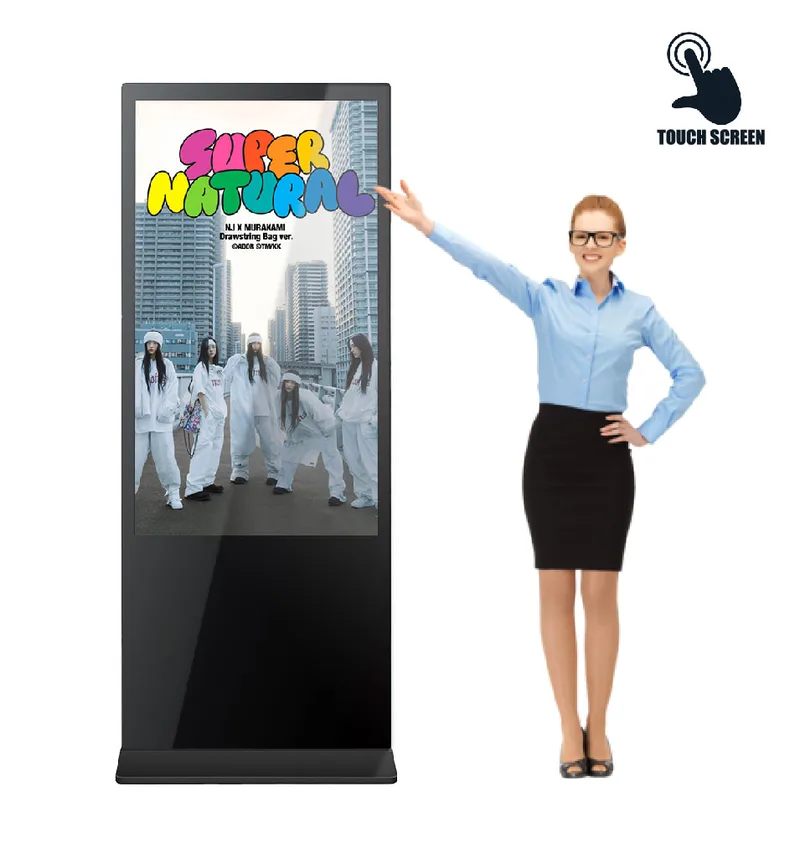 Digital Signage Display Floor Standing Kiosk TV 43 Inch - Touch Screen - MX-FSDS43