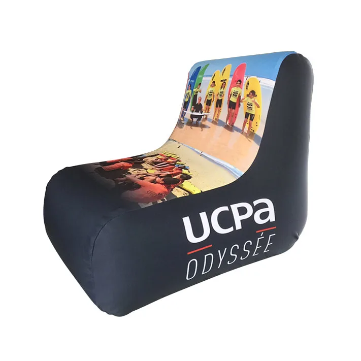 Inflatable Chair Display System Portable Air Furniture - 1 Seater Event Sofa MX-IFCD1
