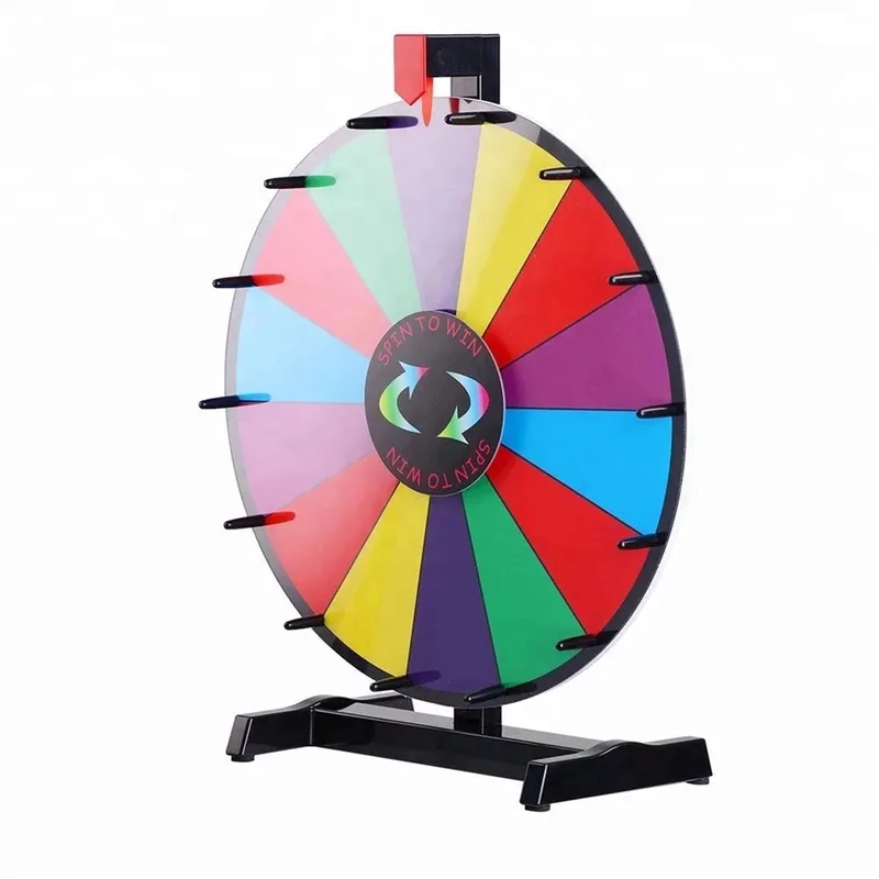 Table Top Rotary Fortune Wheel / Lucky Wheel Prize Draw Roda Impian - MX-LTWOF45