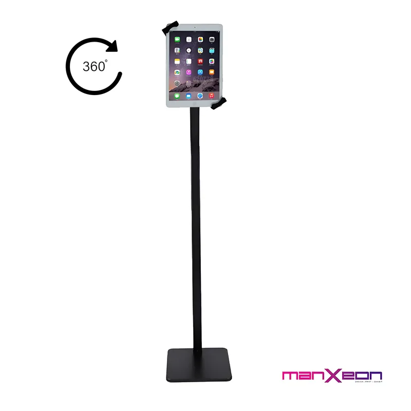 iPad Tablet Floor Stand Holder 10.1 - 13 Inch Universal Security Lock Supply & Rental - MX-iPTS13