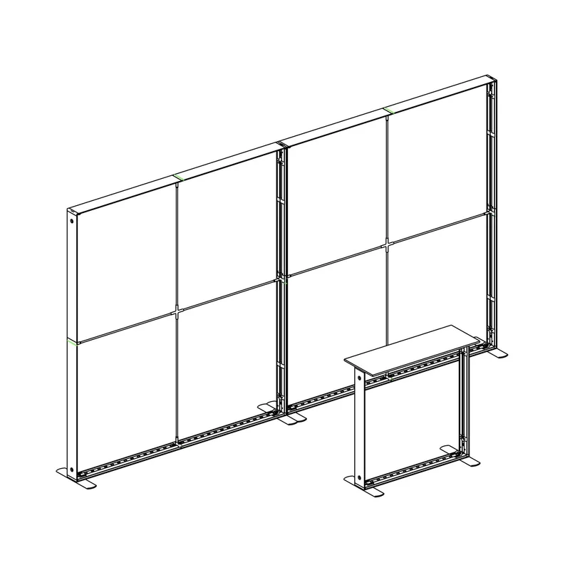XSEG Tension Fabric LED LightBox Booth Ver. Portable - MX-PTFLBP01