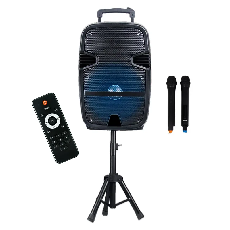 PRO PA Sound System with 1 Speaker & 2 Wireless Mic Rental - MXA15P