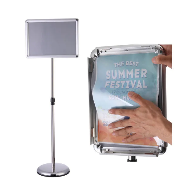 Adjustable Snap Frame Poster Stand Round Corner - MX-AC0