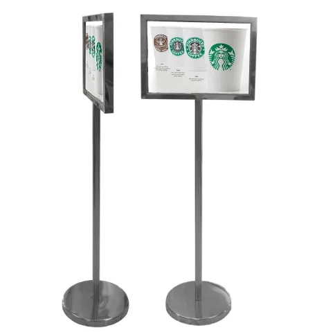 Message Stand / Signage Stand Stainless Steel - MX-H9S