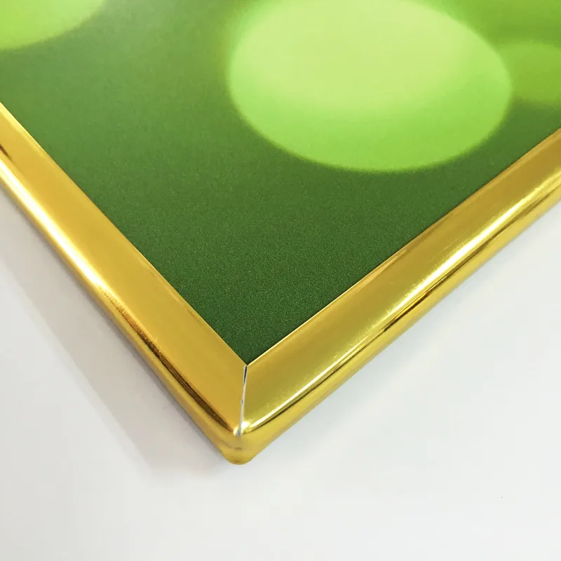 Foam Board Poster Printing with Slim Gold Frame - MX-FBAGFP