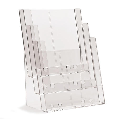 A4 3 Layers Multi-Tier Brochure & Leaflet Holder - 3C230